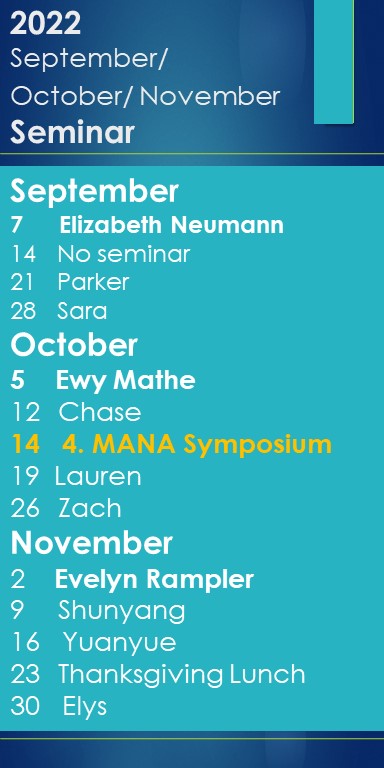 2022 Sep Nov Seminar