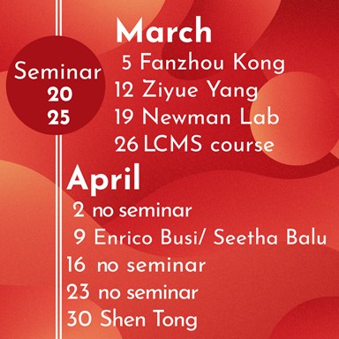 seminar march april